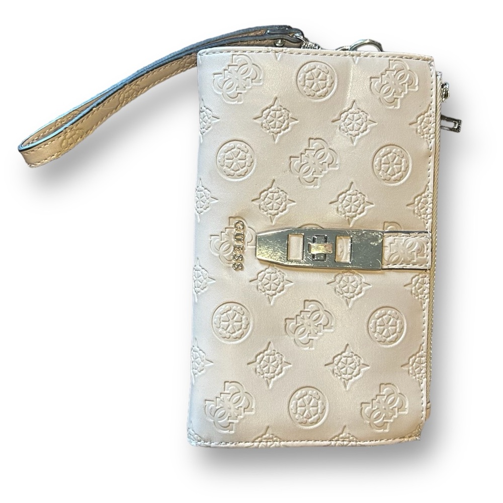 [Guess] Embossed Wristlet Wallet